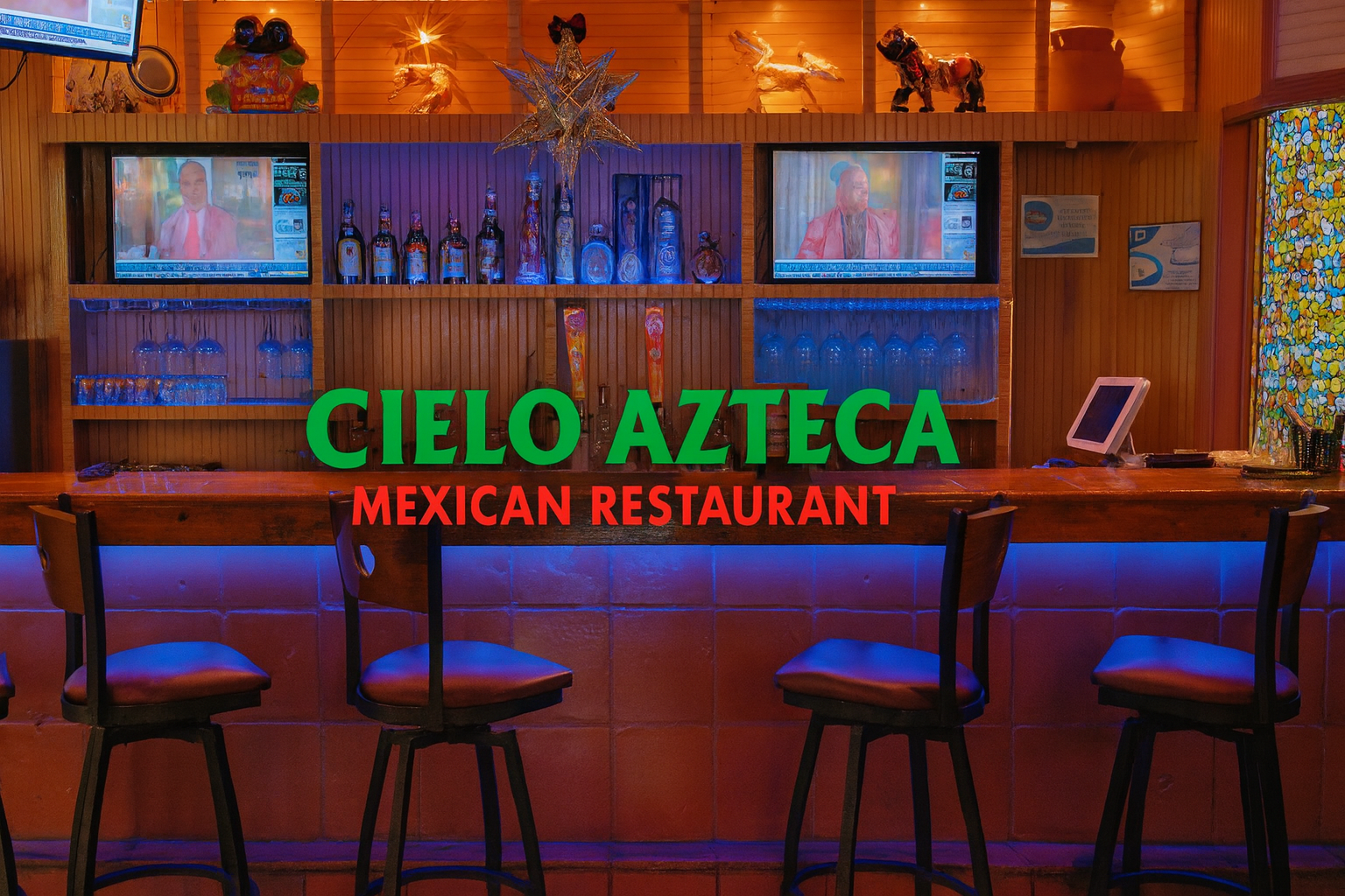 Cielo Azteca dining room